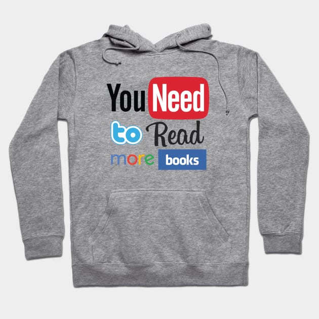 You need to read more books Hoodie by drugsdesign